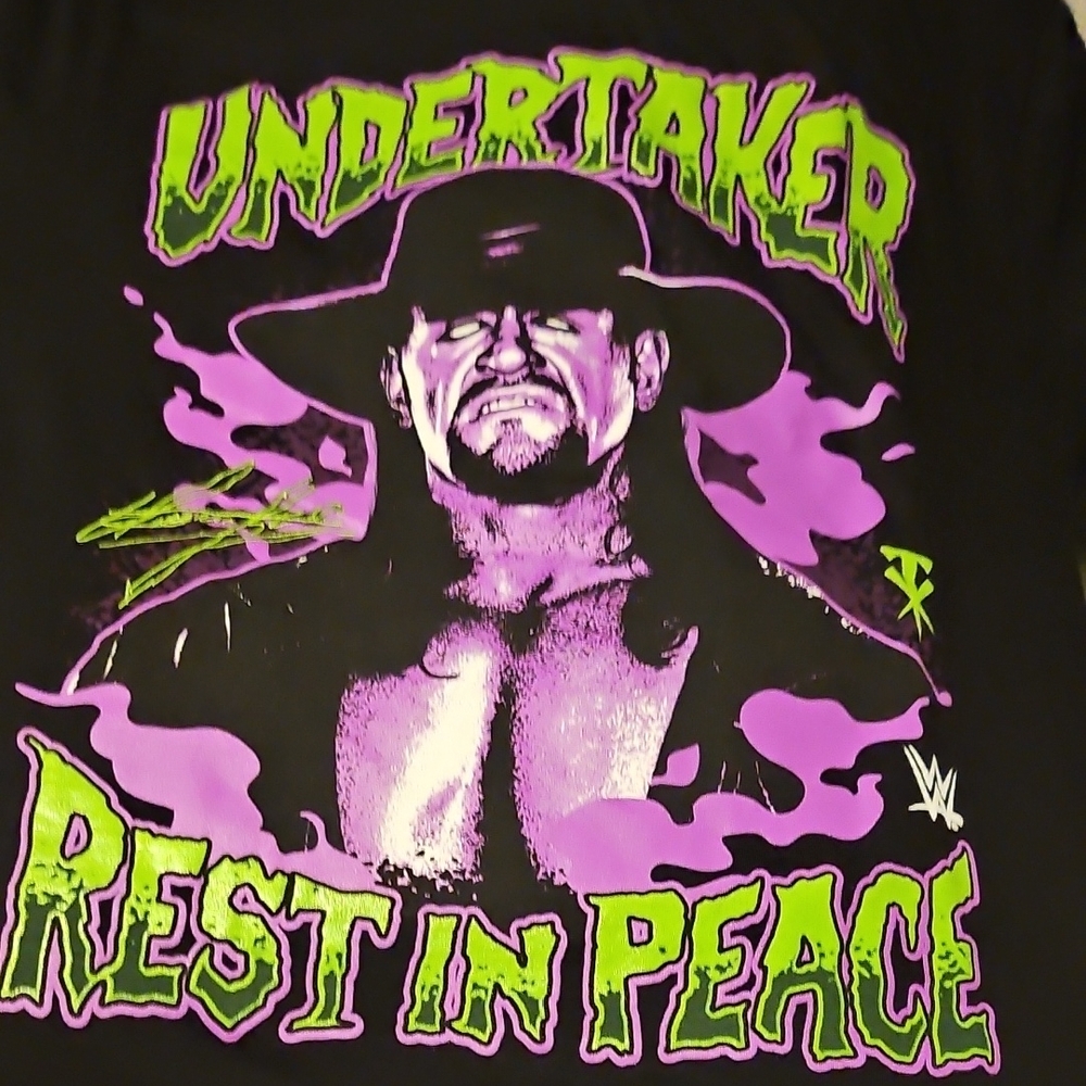 WWE Undertaker Black and Purple Tee
